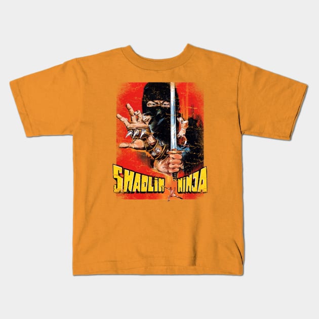Shaolin Ninja Kung-Fu Kids T-Shirt by 8 Fists of Tees